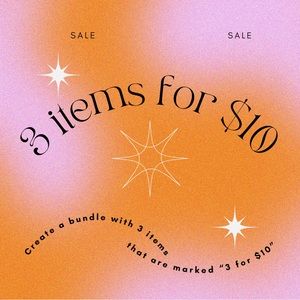 ✨3 for $10✨ SALE!